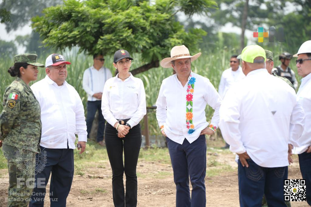 Asiste Fiscal general a supervisión de construcción de instalaciones de GN, en Amatlán de los Reyes