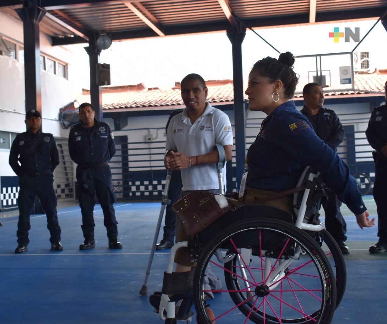 Por una policía más inclusiva, mil oficiales capacitados en atención a personas con discapacidad