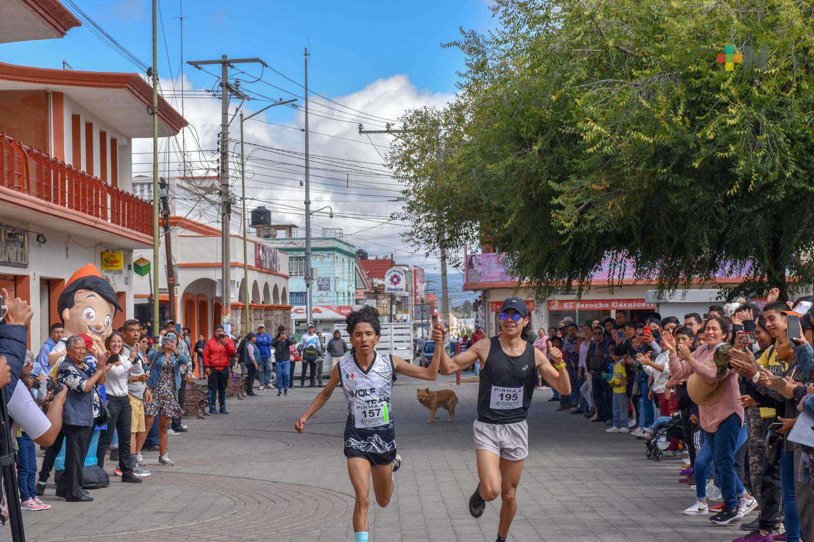 Celebra Perote su 498 aniversario con carrera pedestre 5K