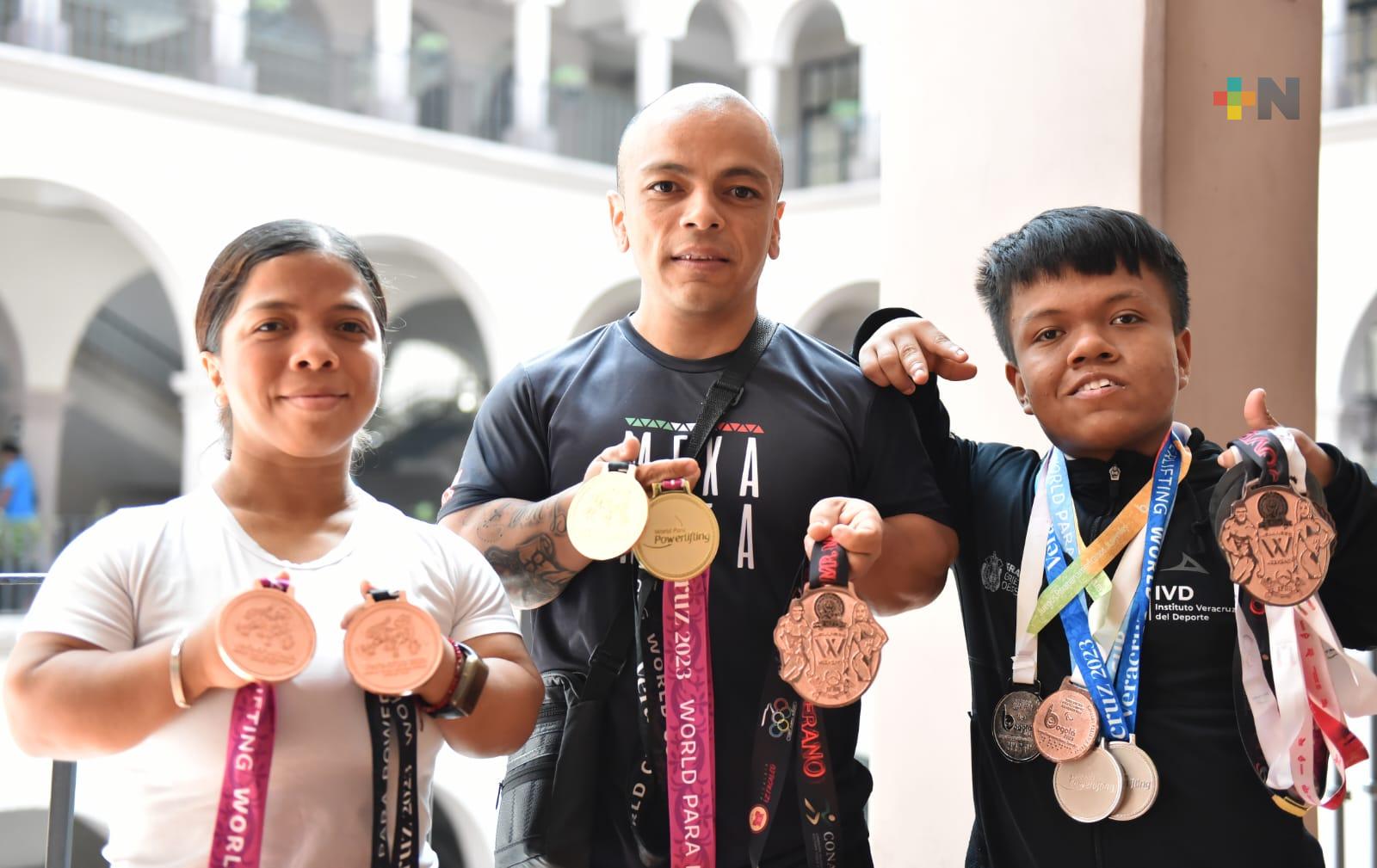 Cuenta Xalapa con campeones mundiales de Parapowerlifting
