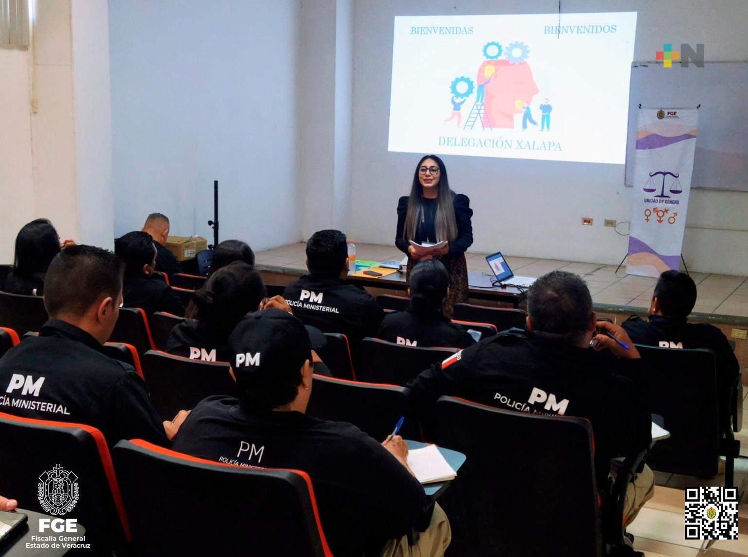 FGE finaliza con capacitación a personal operativo en perspectiva de género