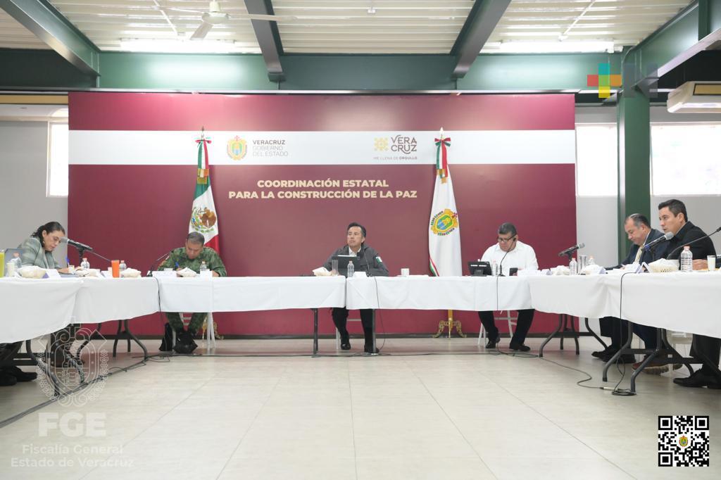 FGE rinde informe en Mesa de Coesconpaz realizada en Emiliano Zapata