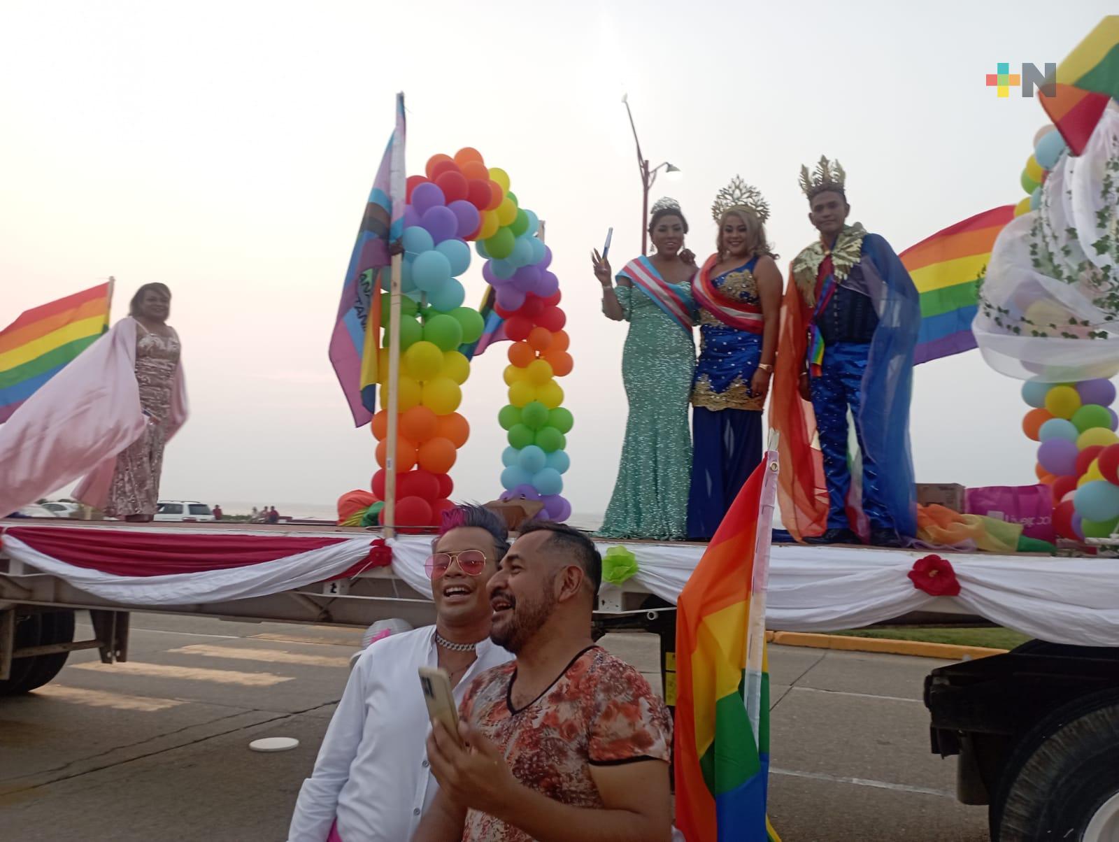 Celebra comunidad LGBTIQ+ su marcha y festival Pride en Coatzacoalcos