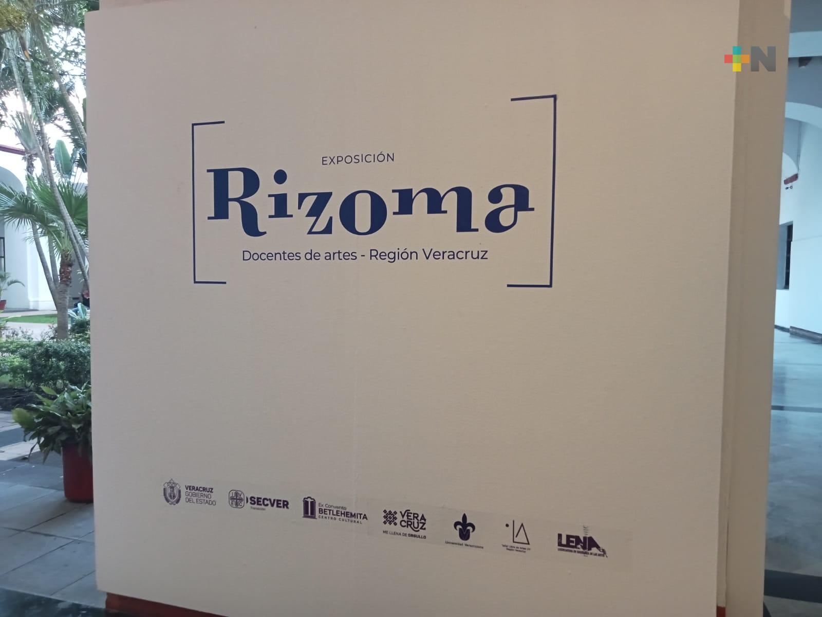 Inauguran exposición “Rizoma. Colectiva de Artes UV” en Exconvento Betlehemita
