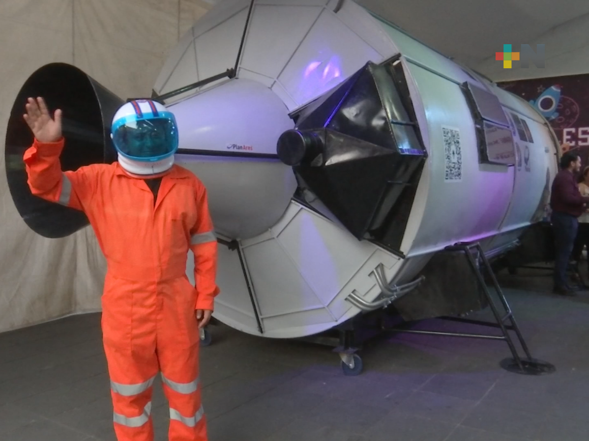 Hasta el 25 de junio expondrán naves espaciales del Plan Ares en parque Juárez