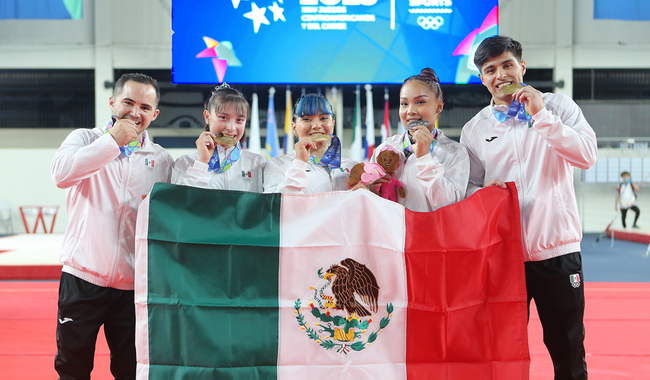 Con seis medallas, gimnasia artística mexicana concluye su última jornada en San Salvador 2023