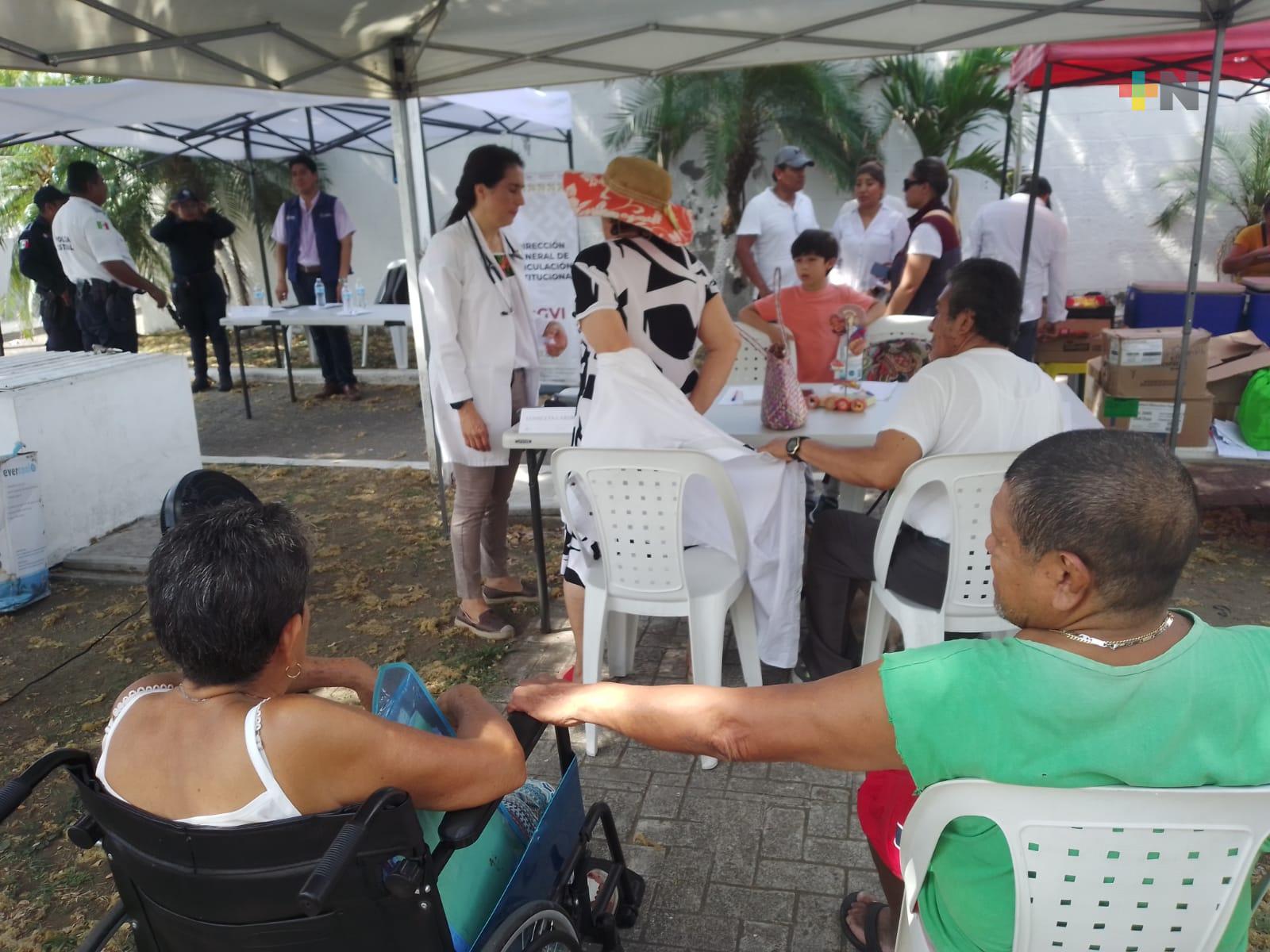 Realizan jornada de salud en parque de Boca del Río