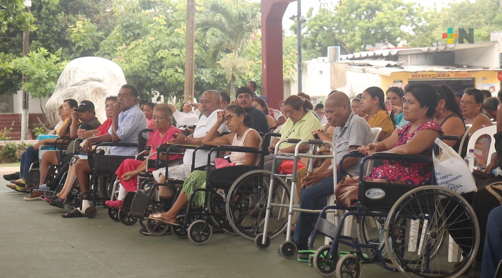 Cuatro mil personas incorporadas al programa de pensiones del Bienestar en Coatzacoalcos