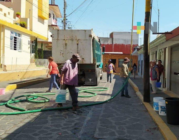 Restablecido servicio de agua potable en Banderilla: alcalde