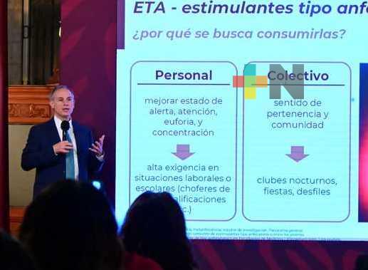 Metanfetaminas, drogas de mayor impacto en México: Secretaría de Salud