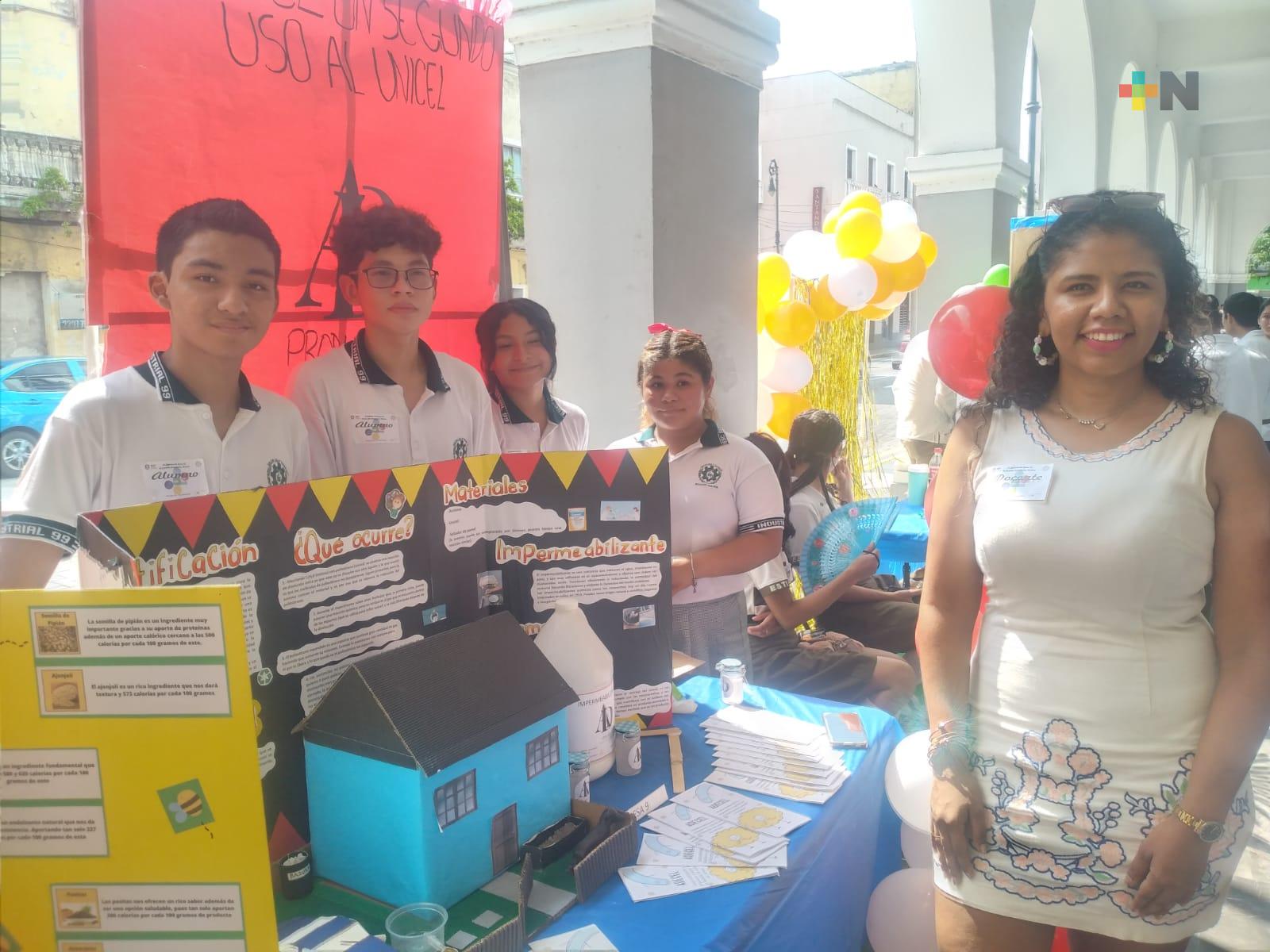 Escuelas Técnicas de Veracruz y Boca del Río participaron en feria anual de ciencias 2023
