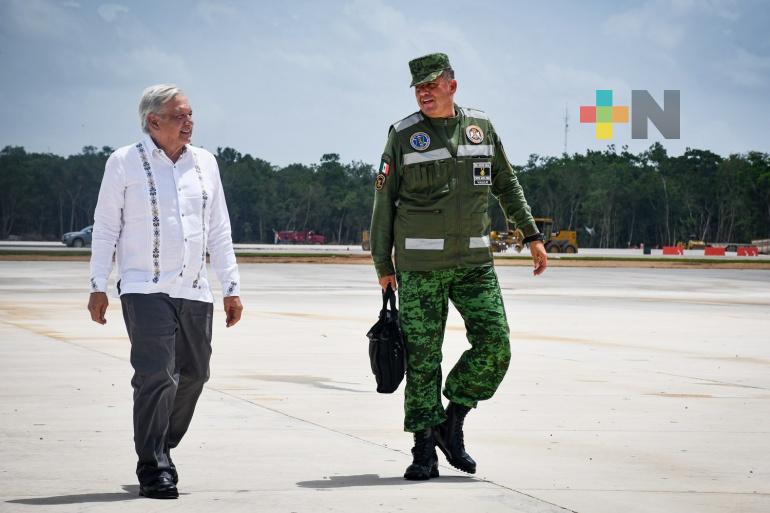 Presidente cumple 14 semanas de supervisión de obras del Tren Maya