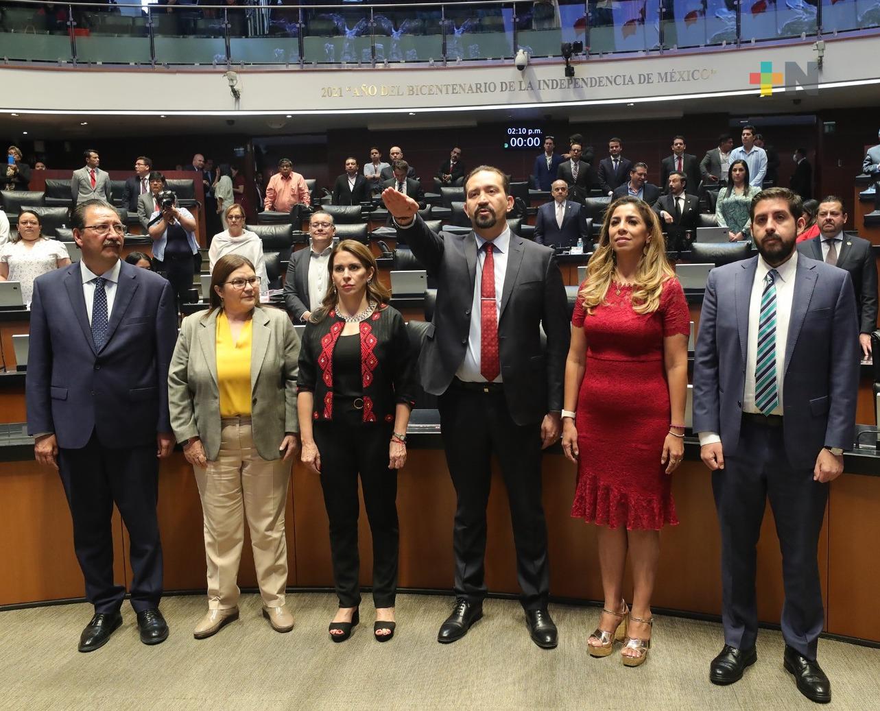 Ante la Comisión permanente, Armando Ocampo rinde protesta como titular de la Prodecon