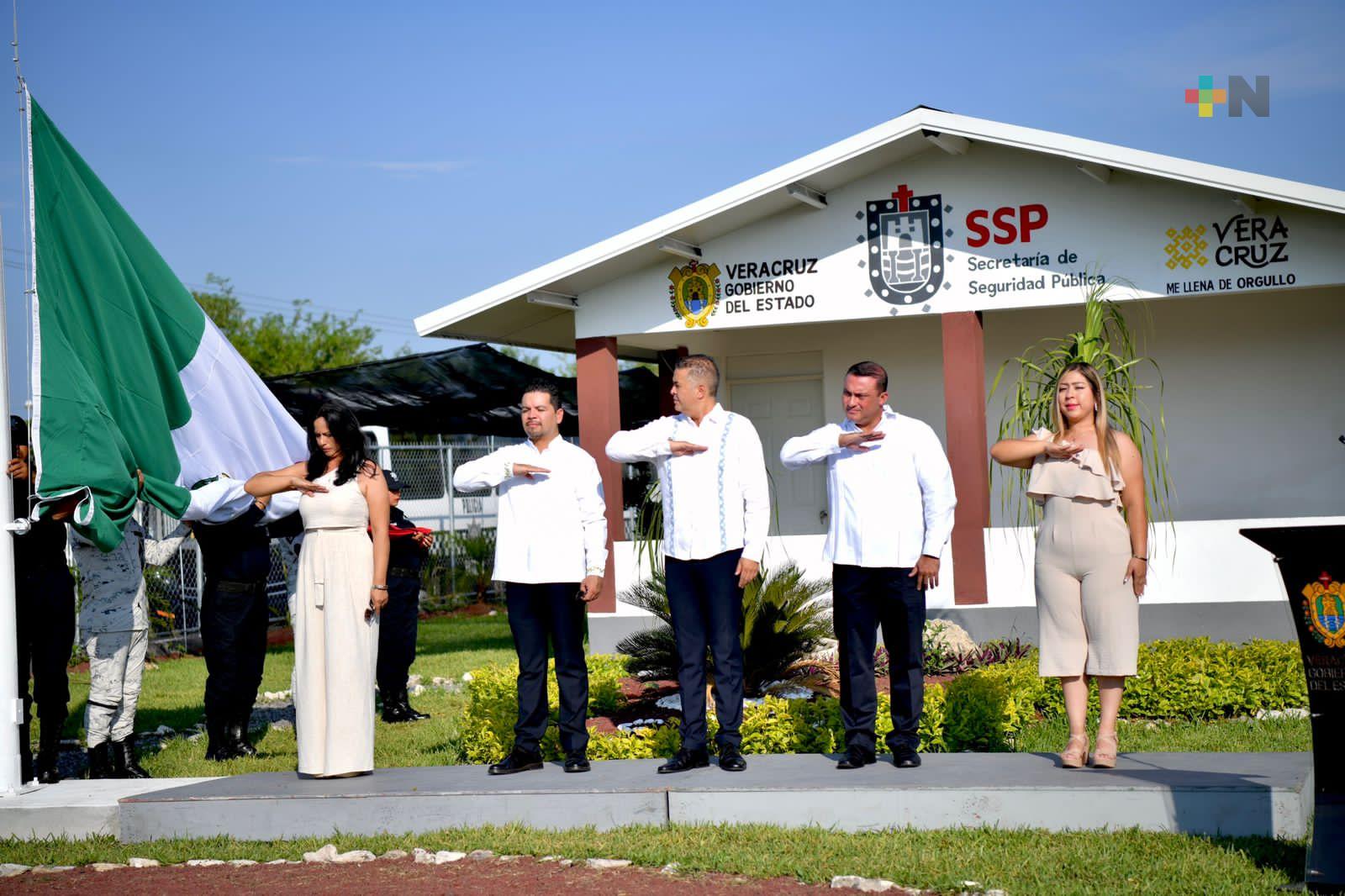 Realiza Sectur ceremonia de honores a la bandera en módulo de SSP en localidad de Tamarindo