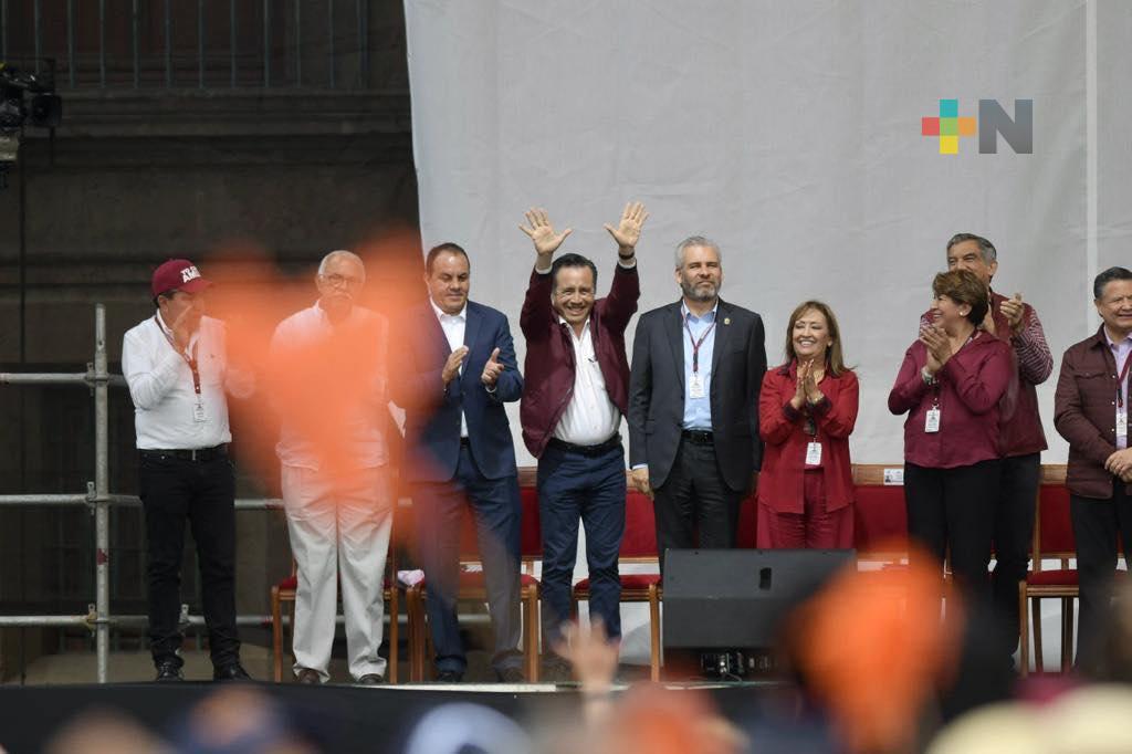 Es un honor transformar con Obrador: Cuitláhuac García