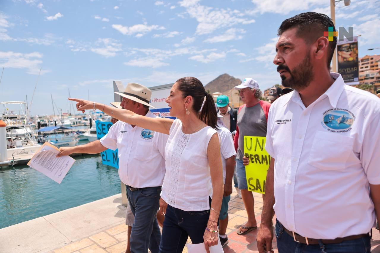 Importante conservar la biodiversidad y mejorar el bienestar de pescadores: Claudia Sheinbaum