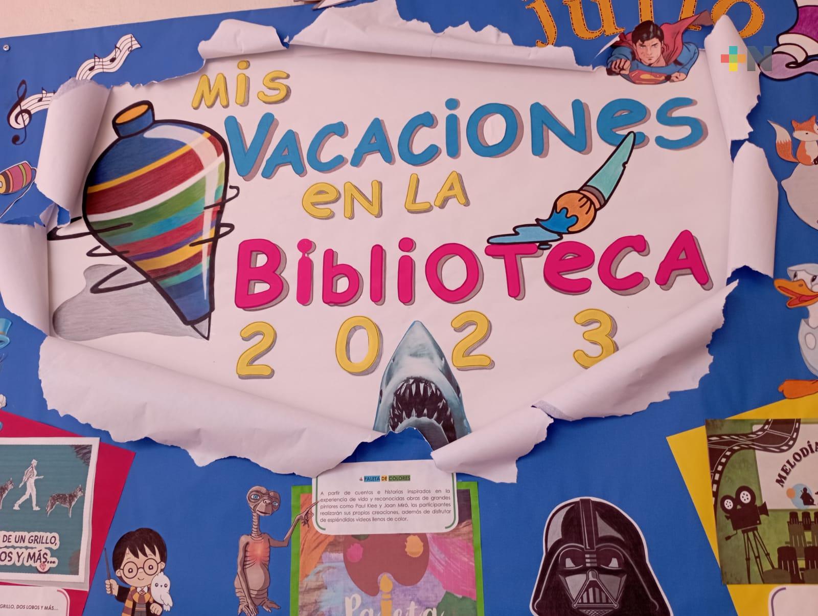 En Coatza preparan «Mis vacaciones en biblioteca»