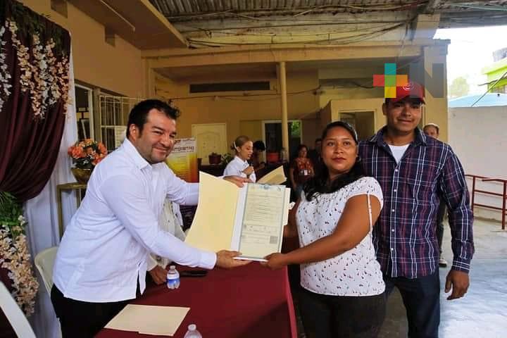 Festejaron en Tres Valles el aniversario del Registro Civil con bodas gratuitas