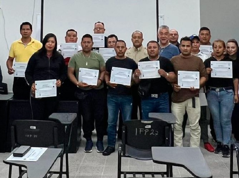 Concluyen policías municipales capacitación en Sistema Penal Acusatorio