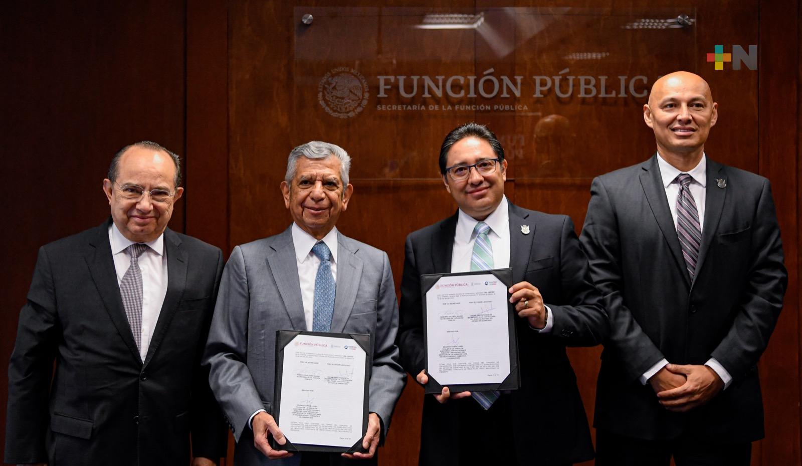 SFP y Querétaro firman convenio para fortalecer la gestión gubernamental