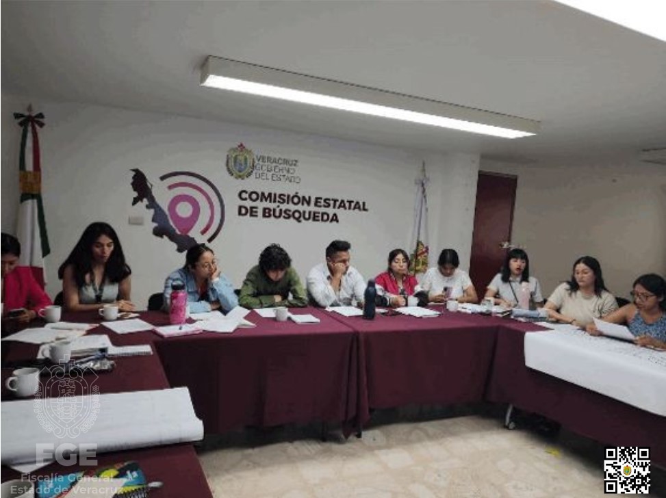 Capacita FGE a personal de Comisión Estatal de Búsqueda Veracruz en materia de trata de personas
