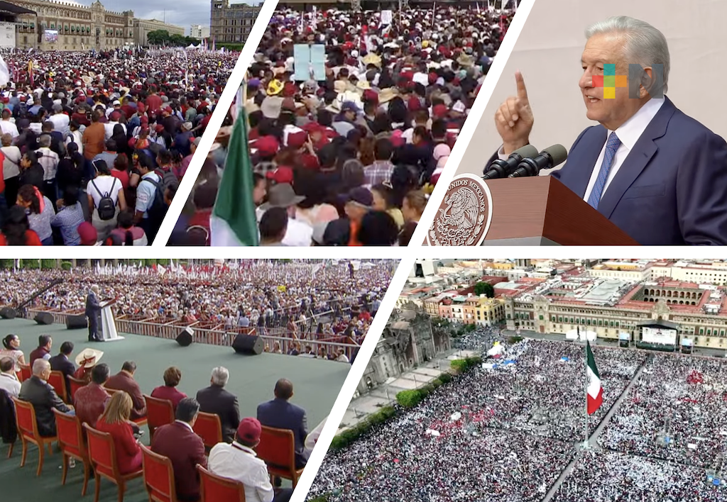 AMLO festeja 5 años del triunfo histórico democrático del pueblo mexicano