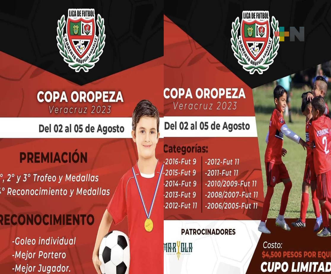 Se acerca la Copa Oropeza Veracruz 2023