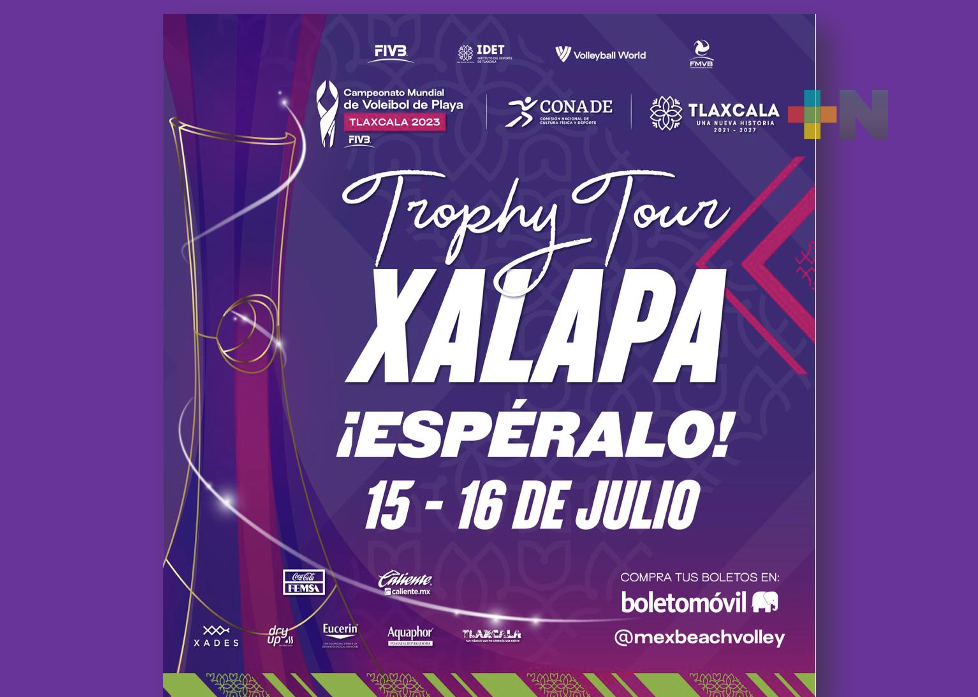 Llega el Trophy Tour a la ciudad de Xalapa