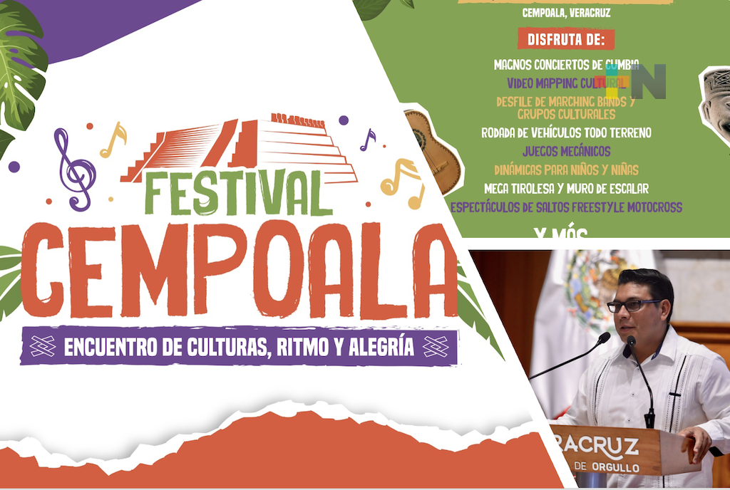 Más de 100 actividades en primer Festival Cempoala, del 18 al 20 de agosto