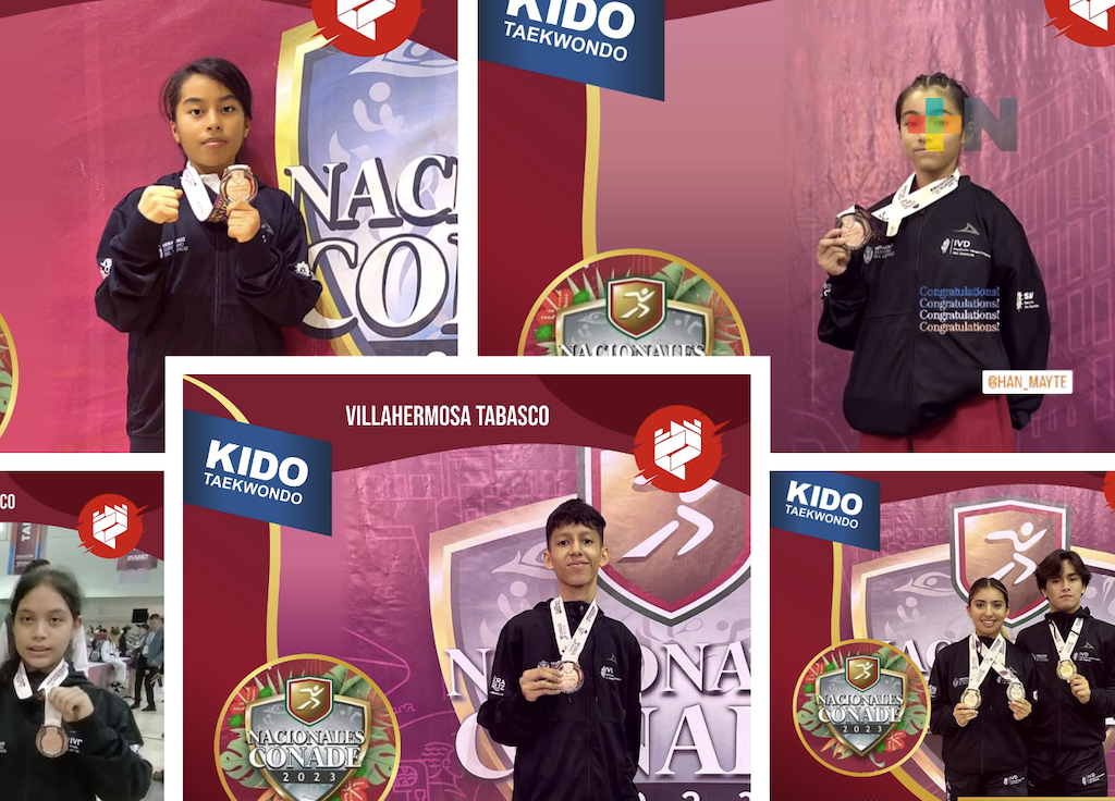 Destacan seleccionados de KIDO Taekwondo en Nacionales Conade 2023