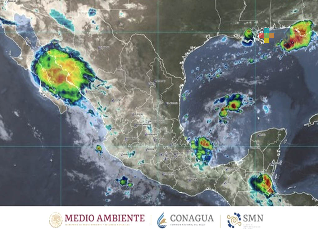 Para este domingo, se pronostican lluvias intensas en Chiapas, Oaxaca y Veracruz