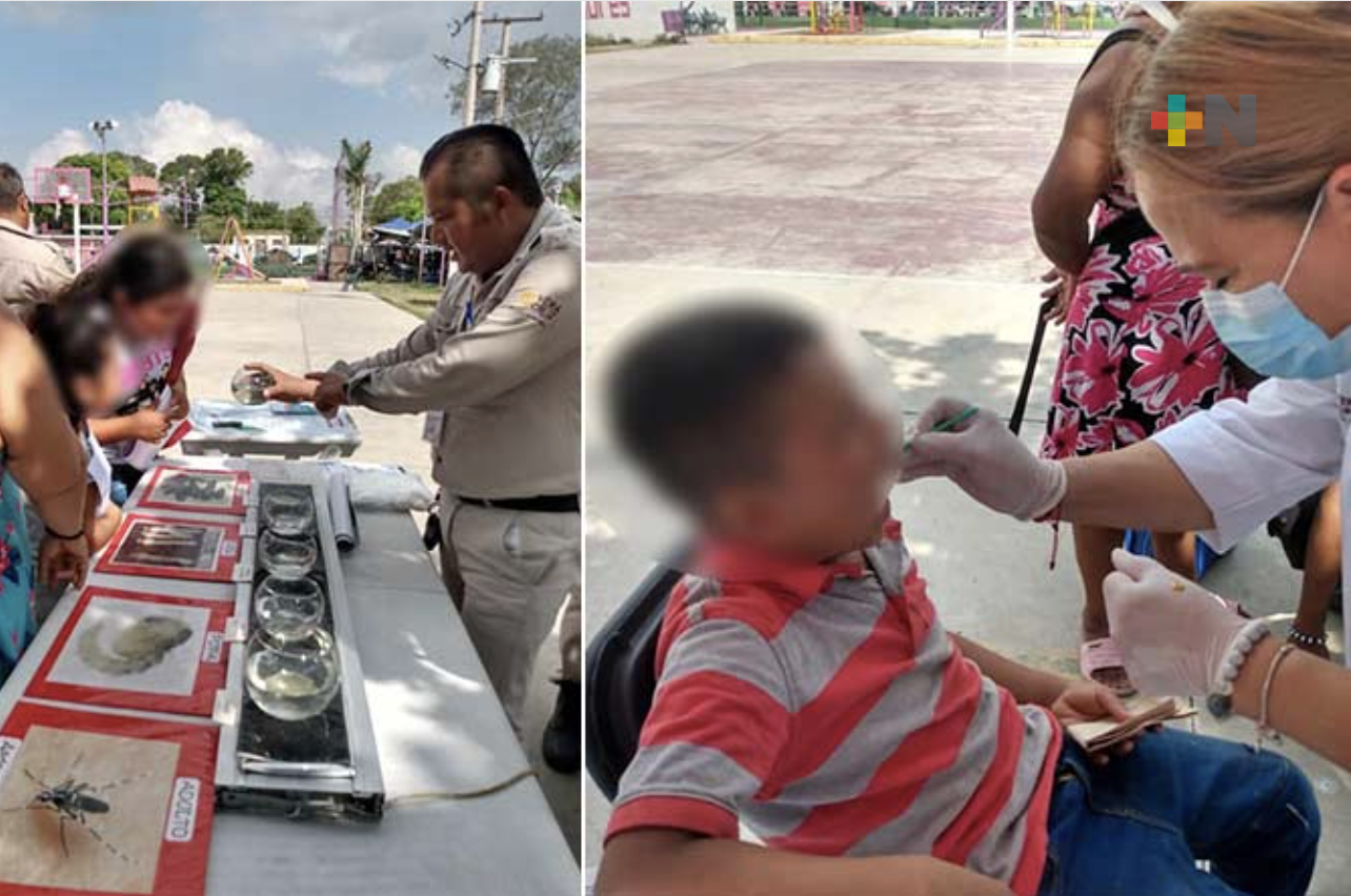 SS realiza acciones por salud y prevención de enfermedades, en Pueblo Viejo