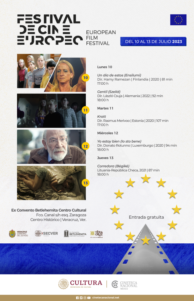 Invitan a Festival de Cine Europeo 2023, en el Exconvento Betlehemita
