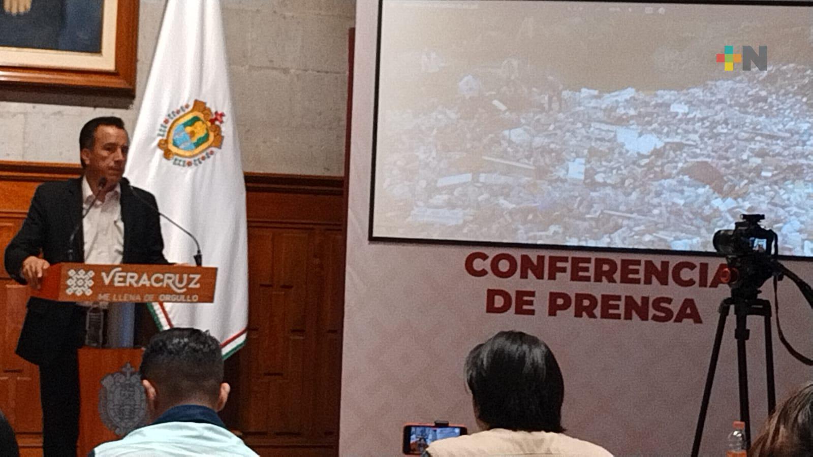 Gobernador exhorta a población a no tirar basura en las calles