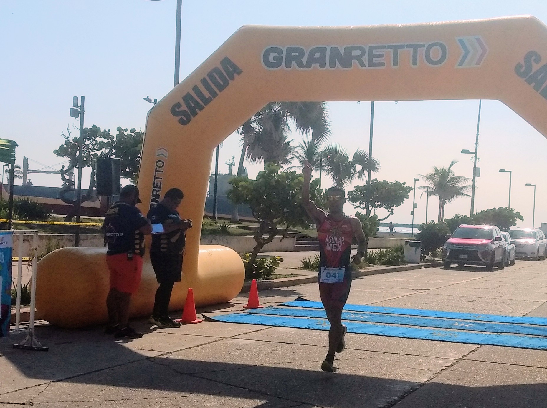 Emmanuel Aguilar ganador de de «Duatlón Coatza 2023»