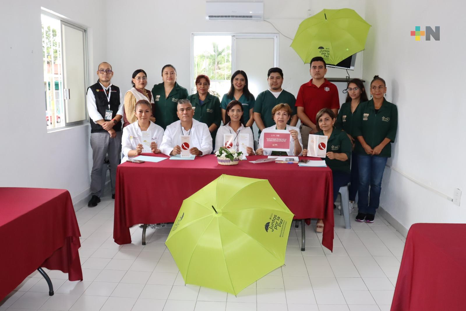 En Fortín, autoridades realizan reunión para prevenir adicciones en niños y jóvenes