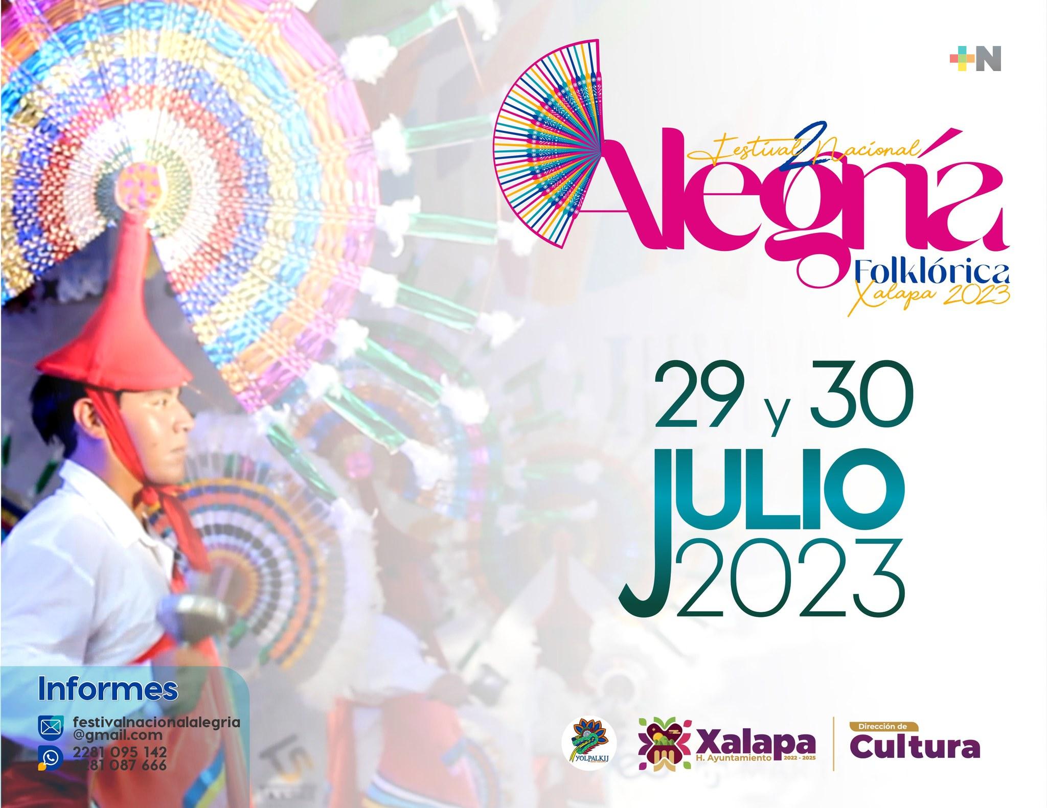 Invitan en Xalapa al Festival Nacional Alegría Folclórica Yolpalkij 2023