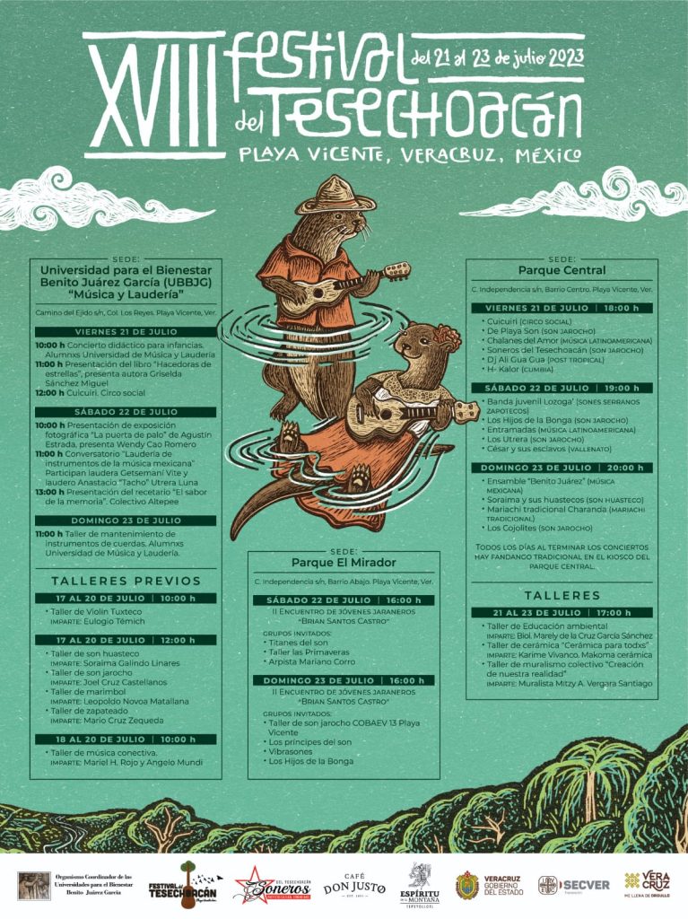 Este fin de semana en Playa Vicente, Veracruz, se realiza el XVIII Festival del Tesechoacán