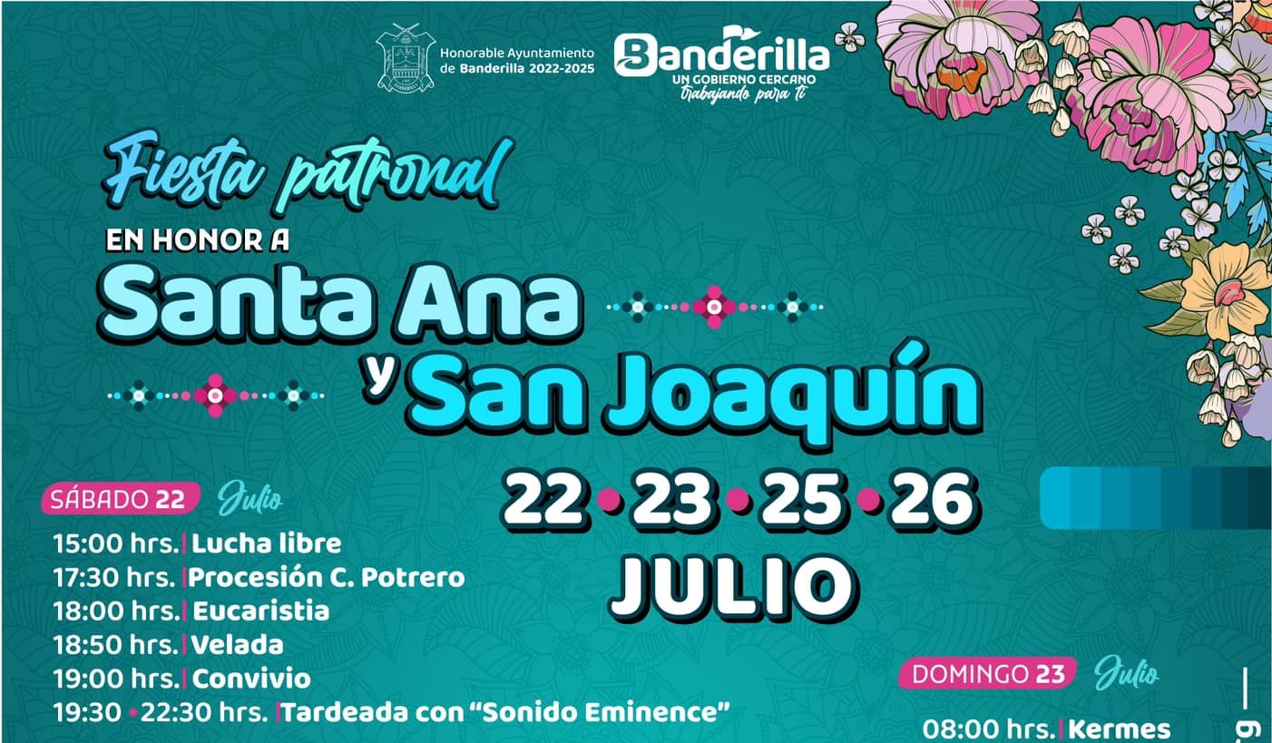 Todo listo para conmemorar las fiestas patronales de Banderilla