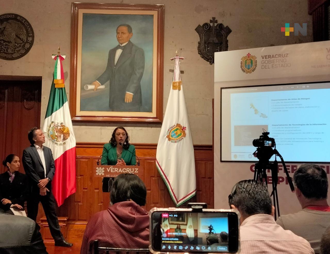 SPC presenta plataforma digital del Atlas de Riesgo del estado de Veracruz