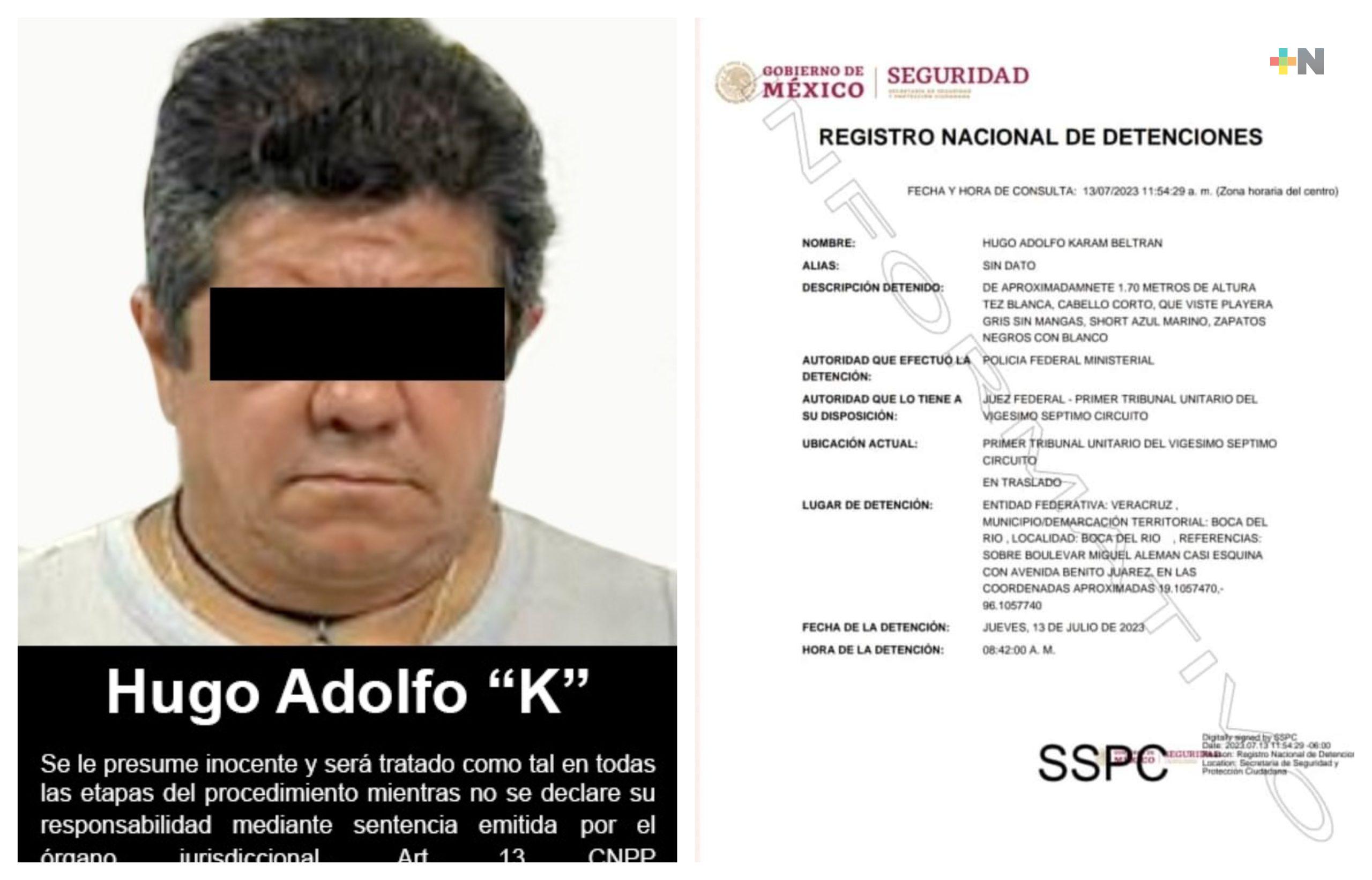 Detienen en Boca del Río a Hugo Adolfo «K» presunto autor de tortura a Lydia Cacho