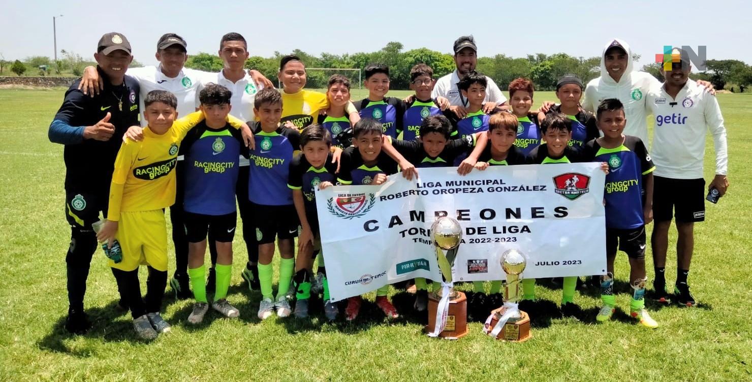 Porto Palmeiras ganó tres títulos en la Liga Oropeza