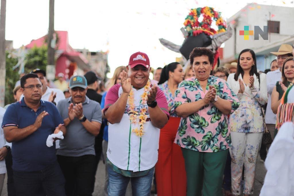 Participa Eric Cisneros en Feria Patronal en honor a Santiago Apóstol, en Totutla