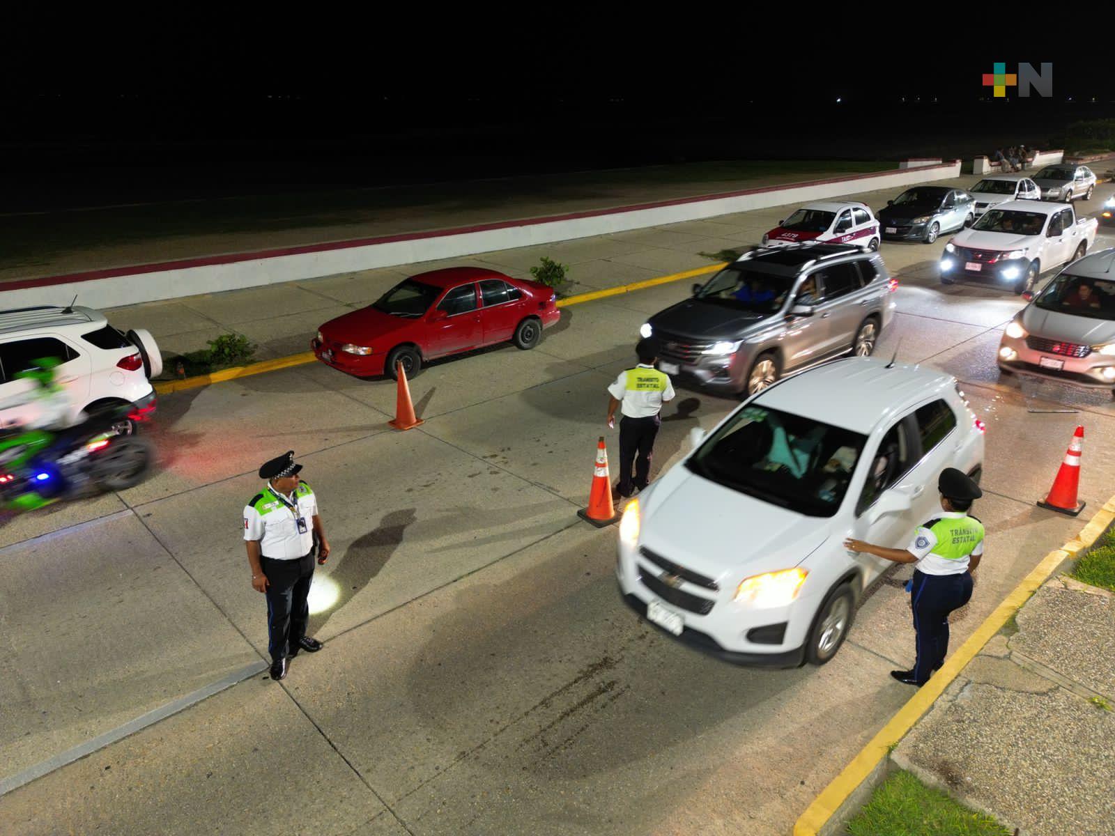 Infraccionan a 15 conductores durante fin de semana en Coatzacoalcos