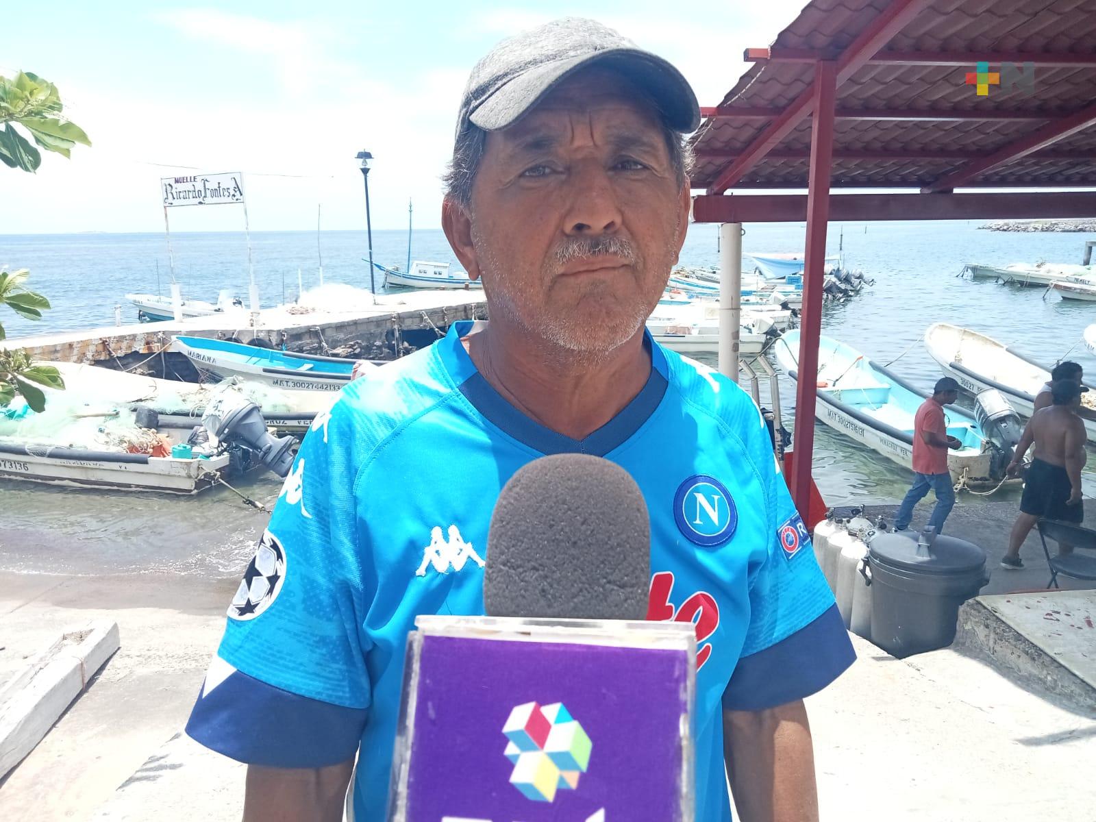 Altas temperaturas afectan la captura de pescado en el municipio de Veracruz