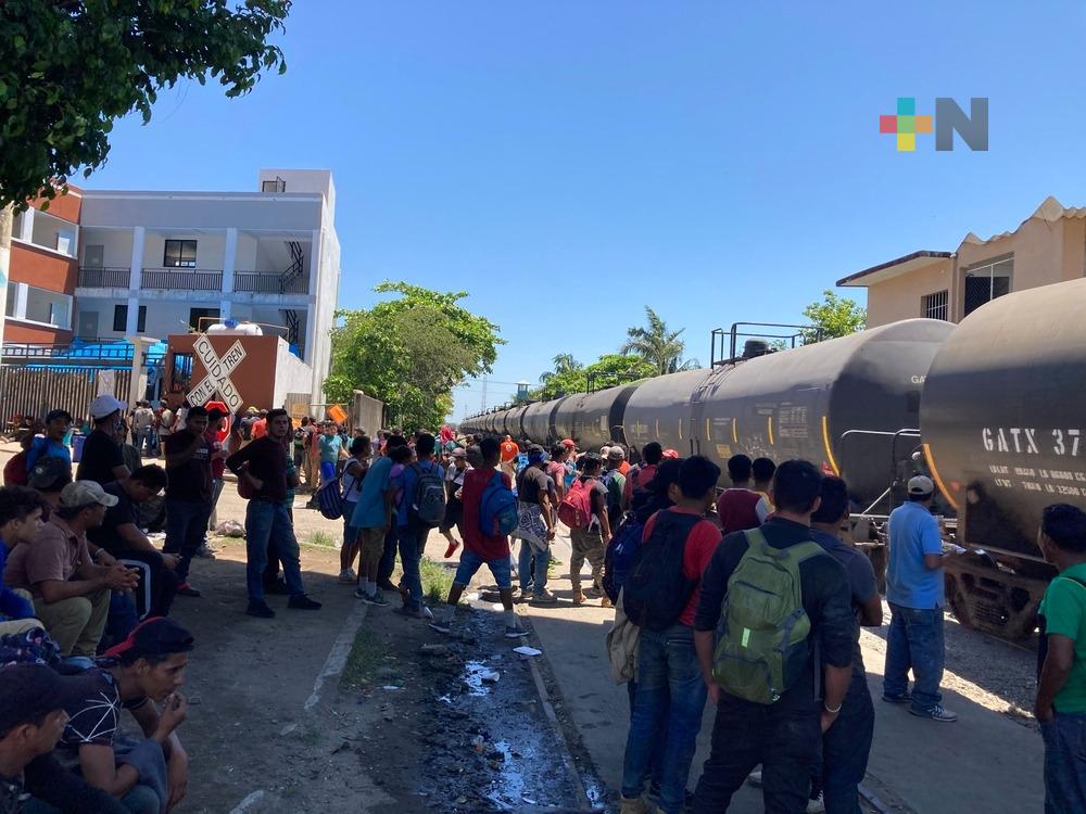 Al alza flujo migratorio en Coatzacoalcos