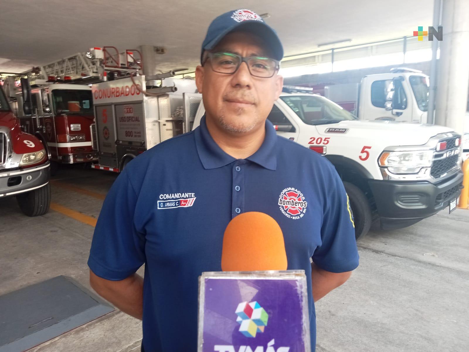 Bomberos conurbados previenen a población por frente frío violento