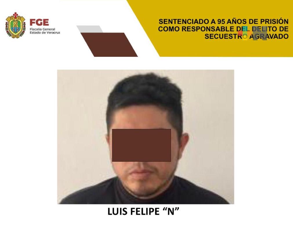 Luis Felipe «N» es sentenciado a 95 años de prisión como responsable de secuestro agravado