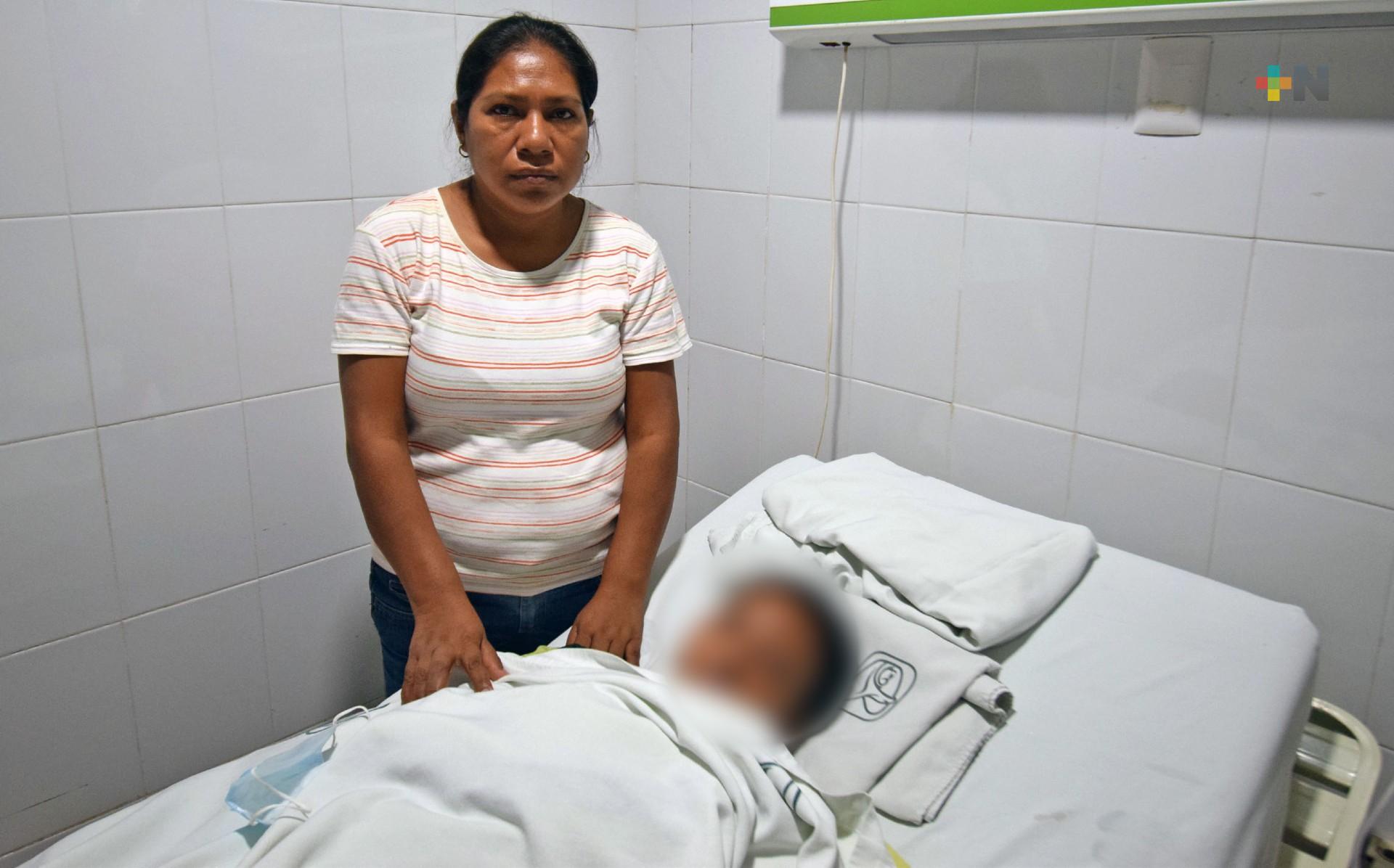 Restauran médicos del Hospital Papantla IMSS-Bienestar paladar hendido a paciente pediátrico