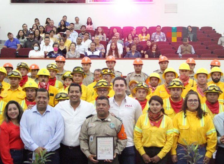 Brigadistas forestales de Veracruz cuentan con seguridad social: Sedema